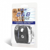 Утяжка для мошонки и пениса Cock Ring With 1  Ball Stretcher And Optional Weight Ring - BlueLine - купить с доставкой в Астрахани