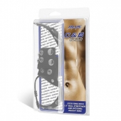 Утяжка на пенис и мошонку Cock Ring With 1.5  Ball Stretcher And Optional Weight Ring - BlueLine - купить с доставкой в Астрахани