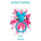 Голубое эрекционное виброколечко Emotions Minnie Breeze - Lola Games - в Астрахани купить с доставкой