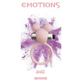 Розовое эрекционное виброколечко Emotions Minnie Light pink - Lola Games - в Астрахани купить с доставкой