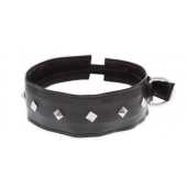 Полиуретановый ошейник с пуклями Collar with Studs - Blush Novelties - купить с доставкой в Астрахани