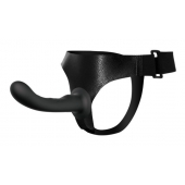 Страпон с изогнутой головкой Ultra Harness Curvy Dildo - 15,8 см. - Baile - купить с доставкой в Астрахани