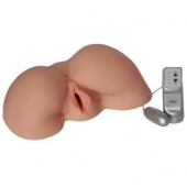 Телесная вибровагина из киберкожи с выносным пультом - LOVETOY (А-Полимер) - в Астрахани купить с доставкой