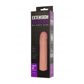 Насадка-удлинитель Extension sleeve телесного цвета - 18,5 см. - Sitabella - в Астрахани купить с доставкой