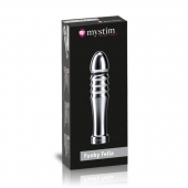 Ребристый фаллоимитатор для электростимуляции Funky Fella Rill Dildo - 13 см. - MyStim - купить с доставкой в Астрахани
