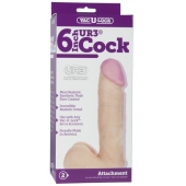 Ультра реалистичная насадка Vac-U-Lock  6  ULTRASKYN Cock - 17,3 см. - Doc Johnson - купить с доставкой в Астрахани