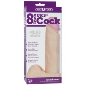 Ультрареалистичная насадка для трусиков Vac-U-Lock 8  ULTRASKYN Cock - 20,57 см. - Doc Johnson - купить с доставкой в Астрахани