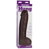 Большая насадка для трусиков Vac-U-Lock Realistic Hung - 31,7 см. - Doc Johnson - купить с доставкой в Астрахани