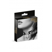 Черный чокер с замком в форме сердца - Bijoux Pour Toi - купить с доставкой в Астрахани