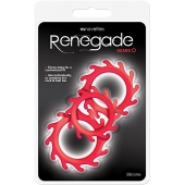 Набор из 3 красных эрекционных колец Renegade Gears - NS Novelties - в Астрахани купить с доставкой