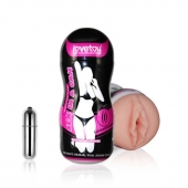 Мастурбатор-вагина Sex In A Can Vibra Vagina Tunnel - Lovetoy - в Астрахани купить с доставкой