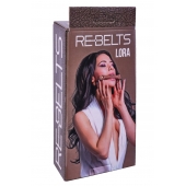 Кляп-трензель Lora с металлическими кольцами - Rebelts - купить с доставкой в Астрахани