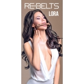 Кляп-трензель Lora с металлическими кольцами - Rebelts - купить с доставкой в Астрахани