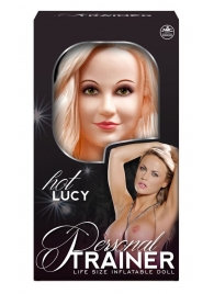 Надувная кукла с вибрацией и 2 любовными отверстиями Hot Lucy Lifesize Love Doll - NMC - в Астрахани купить с доставкой