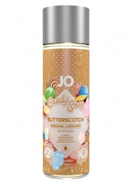 Смазка на водной основе Candy Shop Butterscotch с ароматом ирисок - 60 мл. - System JO - купить с доставкой в Астрахани