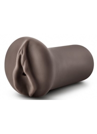Коричневый мастубратор-вагина Nicole s Kitty - Blush Novelties - в Астрахани купить с доставкой
