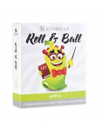 Стимулирующий презерватив-насадка Roll   Ball Apple - Sitabella - купить с доставкой в Астрахани