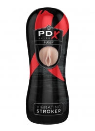 Мастурбатор-вагина Vibrating Pussy Stroker с вибрацией - Pipedream - в Астрахани купить с доставкой