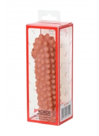Телесная насадка на фаллос с бугорками KOKOS Extreme Sleeve 10 - 15,8 см. - KOKOS - в Астрахани купить с доставкой