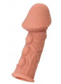 Насадка на фаллос с пузыриками, венками и ребристостью KOKOS Extreme Sleeve 09 - 12,7 см. - KOKOS - в Астрахани купить с доставкой