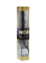Черная ёлочка-насадка для двойного проникновения Mojo Bumpy - 15 см. - Seven Creations - в Астрахани купить с доставкой