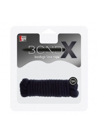 Чёрная веревка для связывания BONDX LOVE ROPE - 5 м. - Dream Toys - купить с доставкой в Астрахани