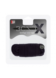 Черная веревка для связывания BONDX LOVE ROPE - 10 м. - Dream Toys - купить с доставкой в Астрахани