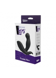 Черный вибромассажер простаты PROSTATE HERO - Dream Toys - в Астрахани купить с доставкой