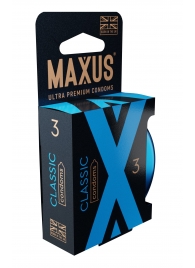 Классические презервативы в железном кейсе MAXUS Classic - 3 шт. - Maxus - купить с доставкой в Астрахани