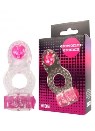 Прозрачное эрекционное кольцо Erowoman-Eroman - Erowoman-Eroman - в Астрахани купить с доставкой