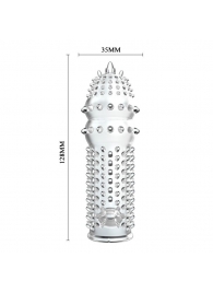 Закрытая прозрачная насадка Crystal sleeve - 14,2 см. - Erowoman-Eroman - в Астрахани купить с доставкой