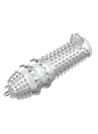 Закрытая прозрачная насадка Crystal sleeve - 14,2 см. - Erowoman-Eroman - в Астрахани купить с доставкой
