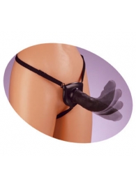 Черный податливый страпон Posable Partner Strap-On - 17,8 см. - Pipedream - купить с доставкой в Астрахани