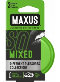 Презервативы в железном кейсе MAXUS Mixed - 3 шт. - Maxus - купить с доставкой в Астрахани
