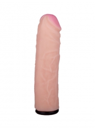 Черный пояс-трусики с насадкой  Гламур Dana  - 15,5 см. - LOVETOY (А-Полимер) - купить с доставкой в Астрахани