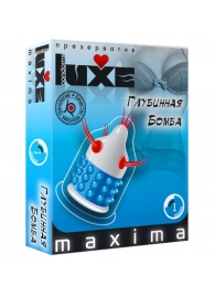Презерватив LUXE Maxima  Глубинная бомба  - 1 шт. - Luxe - купить с доставкой в Астрахани