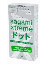 Презервативы Sagami Xtreme Type-E с точками - 10 шт. - Sagami - купить с доставкой в Астрахани