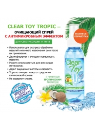 Очищающий спрей для игрушек CLEAR TOY Tropic - 100 мл. - Биоритм - купить с доставкой в Астрахани