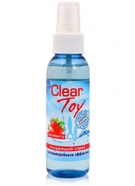 Очищающий спрей для игрушек CLEAR TOY Strawberry - 100 мл. - Биоритм - купить с доставкой в Астрахани