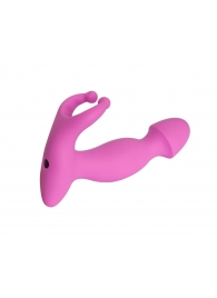 Розовый стимулятор простаты с усиками - 15 см. - 4sexdreaM - в Астрахани купить с доставкой