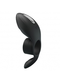 Черное кольцо на пенис с вибрацией Vibration Penis Sleeve - Baile - в Астрахани купить с доставкой