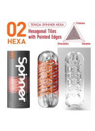 Мастурбатор SPINNER Hexa - Tenga - в Астрахани купить с доставкой