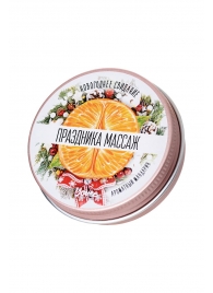 Массажная свеча «Праздника массаж» с ароматом мандарина - 30 мл. - ToyFa - купить с доставкой в Астрахани