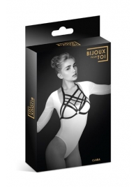 Черная упряжь на грудь Clara - Bijoux Pour Toi - купить с доставкой в Астрахани