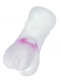 Прозрачный реалистичный мастурбатор Juicy Pussy Crystal Rose - ToyFa - в Астрахани купить с доставкой