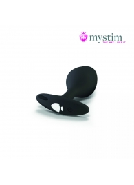 Черная пробка Mystim Rocking Vibe S с возможностью подключения к электростимулятору - 9,7 см. - MyStim - купить с доставкой в Астрахани