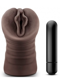 Коричневый мастурбатор-вагина Alexis - Blush Novelties - в Астрахани купить с доставкой