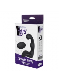 Черный вибромассажер простаты REMOTE BOOTY PLEASER - Dream Toys - в Астрахани купить с доставкой