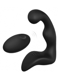Черный вибромассажер простаты REMOTE BOOTY PLEASER - Dream Toys - в Астрахани купить с доставкой