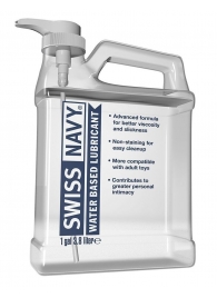 Канистра лубриканта Swiss Navy Water Based Lube на водной основе - 3,8 л. - Swiss navy - купить с доставкой в Астрахани